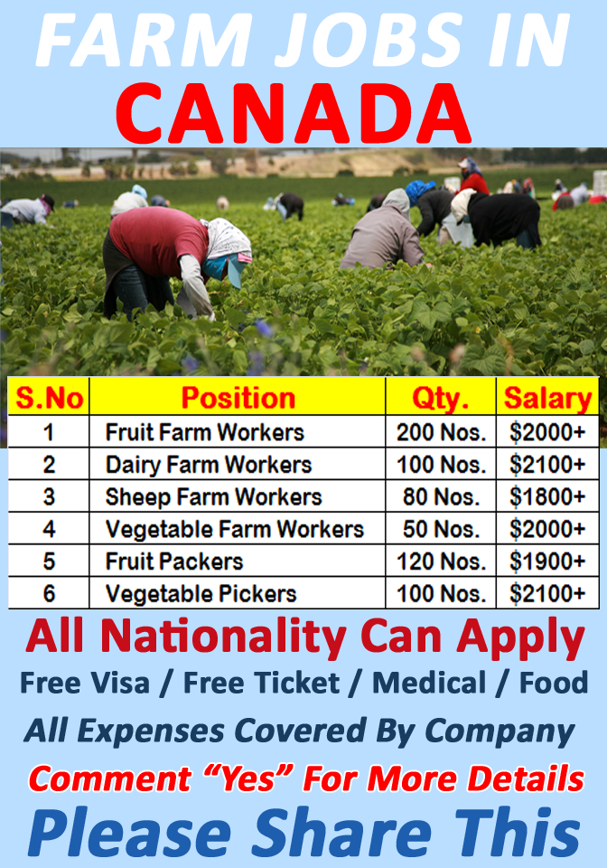 Visa Sponsorship Farm Workers Canada